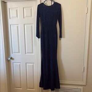 Windsor navy blue glittery gown